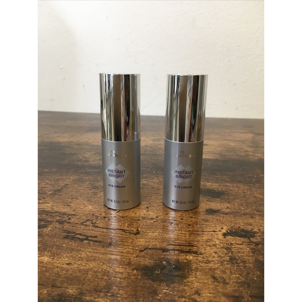SkinMedica Instant Bright Eye Cream 2-Pack Bundle 0.5oz New No Box Authentic